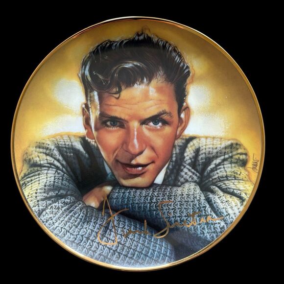 Franklin Mint Sinatra Collector Plates-Set of 4 Numbered Limited-Edition Vintage - Picture 4 of 13